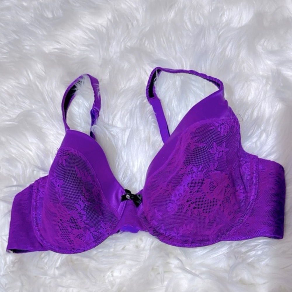 La Senza so free purple lace bra size 38B